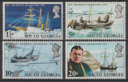 1972 South Georgia 50th Anniversary Of The Death Of Sir Ernest Shackleton Set MNH** B510 - Erforscher