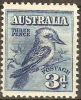 AUSTRALIA - 1928 3d Kookaburra. Scott 95. Mint Lightly Hinged * - Nuovi