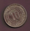 PERU 10 CENTAVOS 1879 	KM# 198 REPUBLICA PERUANA - Pérou