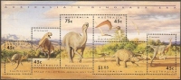 AUSTRALIA - 1993 Dinosaurs Souvenir Sheet. MNH ** - Mint Stamps