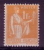 YT 286 - Paix 1F Orange - Neuf * - 1932-39 Paz