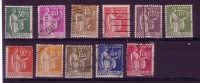 YT 280-289 - Paix Série Complète Oblitérée - Cote 12 Euros - 1932-39 Vrede