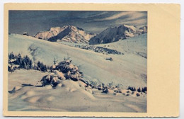 CPA Contre La Lumière PAYSAGE DE MONTAGNE - Controluce