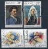 Iceland 1990-92. 4 Stamps - Oblitérés