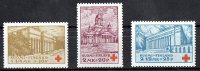 Finland 1932 Red Cross Set Of 3 MH  SG 293-295 - Unused Stamps