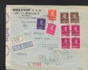 Romania Air Mail Cover 1941 Censor To Germany - Lettres 2ème Guerre Mondiale