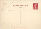 Entier Postal, N° T1 Avec Réponse Payée - Other & Unclassified