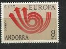 ANDORRA 1973 - EUROPA  8 - CPL. SET - MNH MINT NEUF - 1973