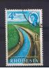 RB 861 - Rhodesia 1965 - Water Conservation 4d Irrigation Canal - Fine Used Stamp - SG 355 - Rhodesien (1964-1980)