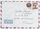 2 Timbres / Lettre  , Cover écrite Le 18/01/96 ??pour La France (cachet D´arrivée Au Verso Le 23/01/96) - Briefe U. Dokumente