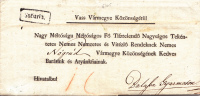 6705# HONGRIE LETTRE De SEBARIA 1825 Pour HIVATALBUL TRES BEAU DOCUMENT ENTIER COVER MAGYAR - ...-1867 Vorphilatelie