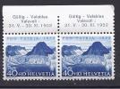 Switzerland1952: Michel574pair Nh**with Margins In Pairs(high Value Of Set)Cat.Value 16Euros - Unused Stamps