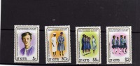 ST. KITTS 1981 RAGAZZE SCOUT - GIRL GUIDES SCOUTING GIRLS - FILLES DE SCOUTISME - NIÑAS SCOUT  MNH - St.Kitts-et-Nevis ( 1983-...)