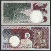 ANGOLA :  Banconota 100 Escudos - 1973 - XF - Angola