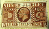 Great Britain 1935 King George V Silver Jubilee 1.5d - Used - Used Stamps