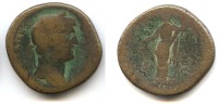 Sesterce D'Hadrien Revers Salus - La Dinastia Antonina (96 / 192)