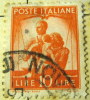 Italy 1945 Work, Justice And Family 10l - Used - Marcophilia
