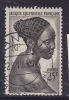 AFRIQUE EQUATORIALE FRANÇAISE N° 226 =  25F NOIR JEUNE FILLE BACONGO OBL - Sonstige & Ohne Zuordnung