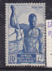 AFRIQUE EQUATORIALE FRANÇAISE N° 222 = 6F BLEU PIROGUIER DU NIGER OBL - Altri & Non Classificati