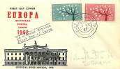 1962  Europa CEPT   FDC - Brieven En Documenten