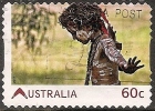 AUSTRALIA - DIECUT - USED 2011 60c Living Australia - Little Man's Business - Used Stamps