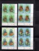 NEVIS 1982 CORALS - CORALLI MNH QUARTINA - St.Kitts And Nevis ( 1983-...)