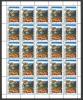 Yugoslavia 1994 Environmentalism In Montenegro Full Sheet Of 25 MNH, 2 X; Mi.2669 - Nuevos