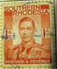 South Rhodesia 1937 King George VI 1d - Used - Southern Rhodesia (...-1964)