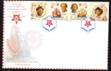 CRISTOPHER COLUMB, IMPERFORATED, 2005, COVER FDC, ROMANIA - Christopher Columbus