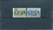 1946-47 Greece- "Postal Staff Welfare Fund" Charity- Complete Set With Aniline-violet Overprint, Used - Bienfaisance