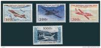 FILATELIA - FRANCIA  - POSTA AEREA  - POSTE AERIENNE - ANNO 1954 - SERIE NUOVA ** MNH A30/A33 FRESCHISSIMA - 1927-1959 Mint/hinged