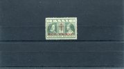 1940-Greece- "Postal Staff Anti-Tuberculosis Fund"- Purple-red Overprint On Deep Green Stamp, MNH - Charity Issues