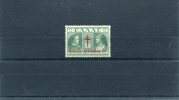 1940-Greece- "Postal Staff Anti-Tuberculosis Fund"- Purple-red Overprint On Deep Green Stamp, MH - Wohlfahrtsmarken