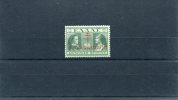 1940-Greece- "Postal Staff Anti-Tuberculosis Fund"- Purple-red (fade)overprint On Deep Green Stamp, MH - Charity Issues