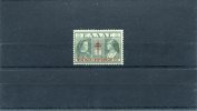 1940-Greece- "Postal Staff Anti-Tuberculosis Fund"- Violet-red Overprint On Blue-green Stamp, MH - Charity Issues
