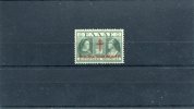 1940-Greece- "Postal Staff Anti-Tuberculosis Fund"- Violet-red Overprint On Deep Green Stamp, MH - Beneficenza