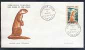 AFARS & ISSAS - DJIBOUTI - ANIMAUX / 1967 ENVELOPPE FDC (ref 2435) - Briefe U. Dokumente