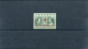 1940-Greece- "Postal Staff Anti-Tuberculosis Fund"- Violet-red Overprint On Deep Green Stamp, MH - Charity Issues