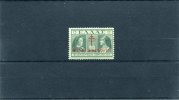 1940-Greece- "Postal Staff Anti-Tuberculosis Fund"- Violet-red Overprint On Deep Green Stamp, MH - Charity Issues