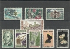 ANDORRA - CORREO FRANCES AÑO 1969 COMPLETO CON MATASELLOS. - Used Stamps