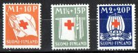 Finland 1930 Red Cross Set Of 3 MNH  SG 278-280 - Ongebruikt