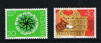 ZWITSERLAND  ARBRE FLEURI & SEILLON   1980  ** - Unused Stamps