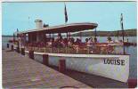 THE LOUISE ONE OF MANY EXCURSION BOATS THAT MAKES DAILY TRIPS AROUND BEAUTIFUL.LAKE GENEVA. WISCONSIN - Otros & Sin Clasificación