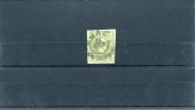 1891-96 Greece- "Small Hermes" 3rd Period (Athenian)- 5 Lepta Grey-green, Cancelled W/ "Bwlos" V Type Postmark [stained] - Usati