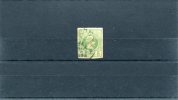 1891-96 Greece- "Small Hermes" 3rd Period (Athenian)- 5 Lepta Citrus-green, W/ "ATHINAI" VI Type Postmark (stained) - Gebraucht