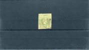 1891-96 Greece- "Small Hermes" 3rd Period (Athenian)- 5 Lepta Yellow-green, UsH W/ Paper Remnant (lightly Toned) - Used Stamps