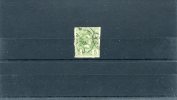 1891-96 Greece- "Small Hermes" 3rd Period (Athenian)- 5l. Emerald-green, W/"PATRAI" VI Pmrk, Cut Without Scissor 3 Sides - Gebruikt