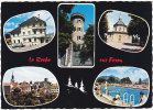 E. 3138  -  LA  ROCHE SUR FORON (Haute-Savoie) - La Poste.- Le  Château.- La  Bénite Fontaine. - Le Clocher.- La Piscine - La Roche-sur-Foron