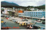 Ketchikan AK Alaska, Downtown Business District Street Scene, Auto, C1970s Vintage Postcard - Otros & Sin Clasificación