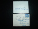 LETTRE MIGNONNETTE TP MARIANNE DE GANDON 15 F OBL.MECA. 28-12-54 POSTE AUX ARMEES + CARTE DE VISITE - Postal Rates